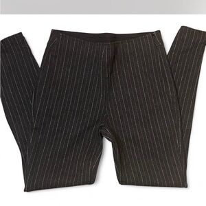 Black Pinstripe Pants